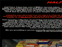 Tablet Screenshot of halfpricetubes.com